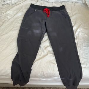 Figs charcoal Zamora jogger size small VGUC